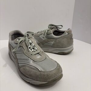 SAS Tour Mesh Sneakers Shoes Comfort Walking Dust Gray Suede Womens Size 11